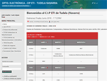 Tablet Screenshot of electronica.etitudela.com